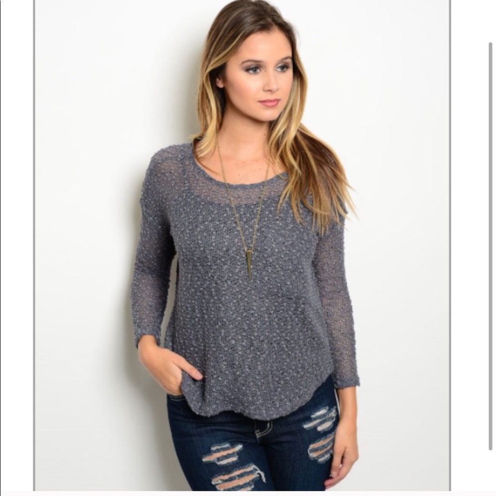 NEW Gray Light weight long sleeve shirt - Picture 2 of 3